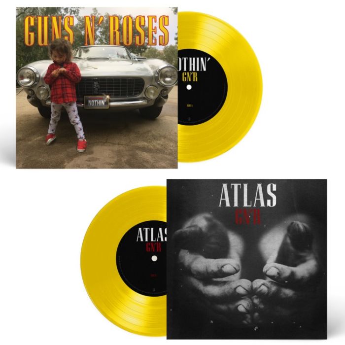Guns N' Roses - Nothin' / Atlas (YELLOW 7' SINGLE) IMPORT Z USA