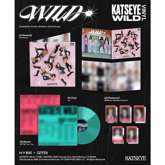 KATSEYE - WILD (LIMITED EDITION) (JADE VINYL)