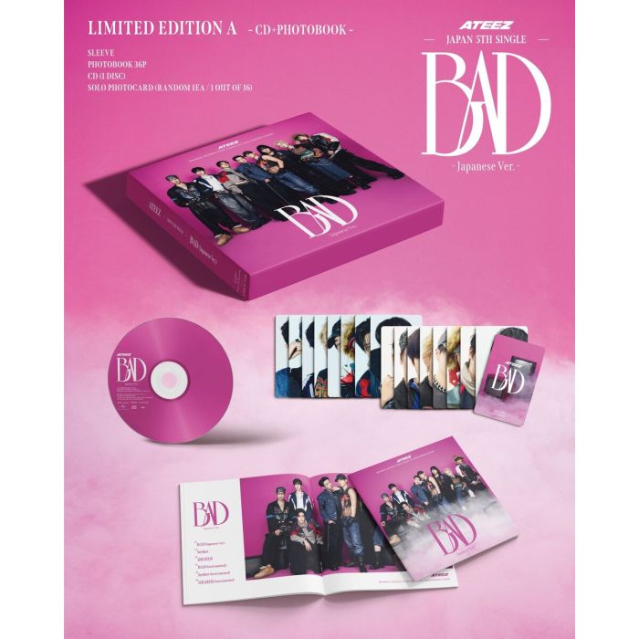 ATEEZ - BAD (JAPANESE VER.) (LIMITED EDITION A)