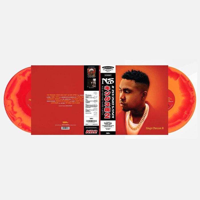 NAS - KING'S DISEASE II (RED & TANGERINE COLORED VINYL)