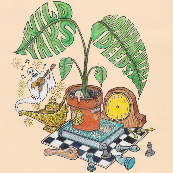 WILD YAKS - MONUMENTAL DEEDS (BONE WHITE VINYL)