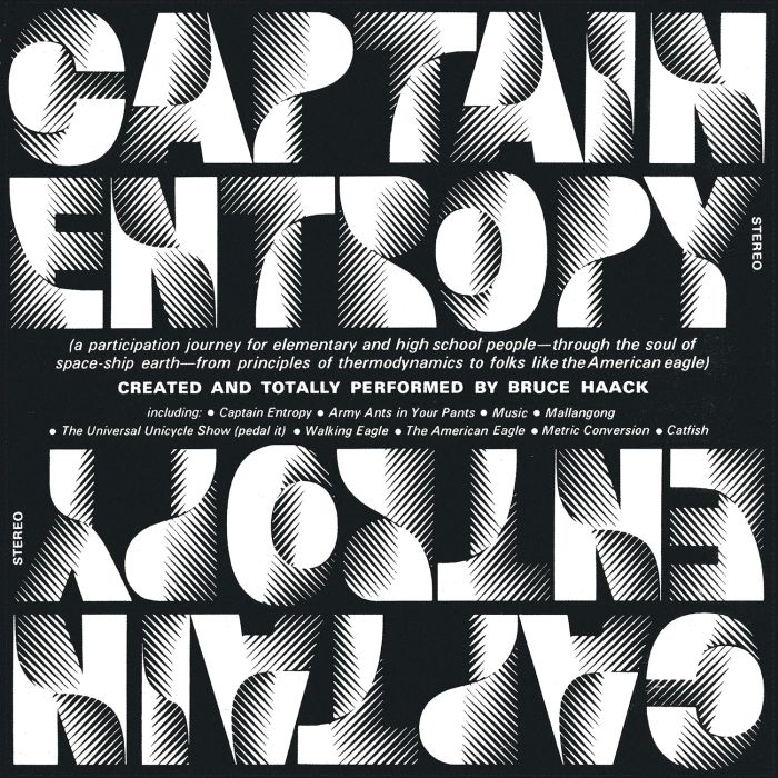 BRUCE HAACK - CAPTAIN ENTROPY (CLEAR VINYL)