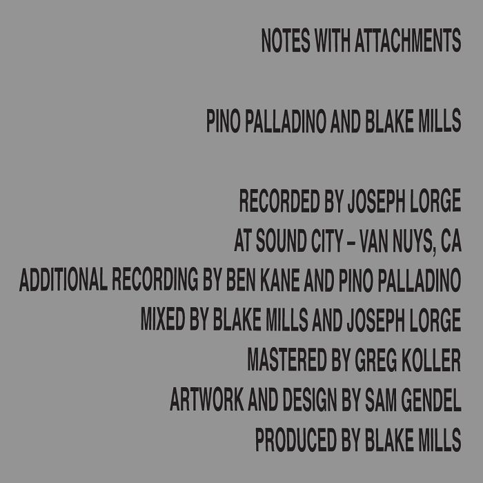 PINO; BLAKE MILLS PALLADINO - NOTES WITH ATTACHMENTS