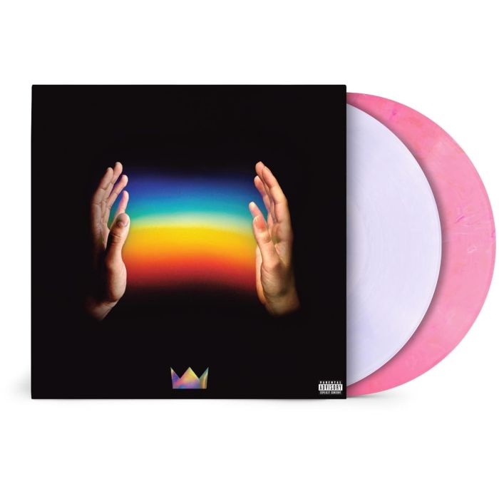 LOUIS THE CHILD - HERE FOR NOW / CANDY II (CLEAR/DUSTY PINK VINYL)