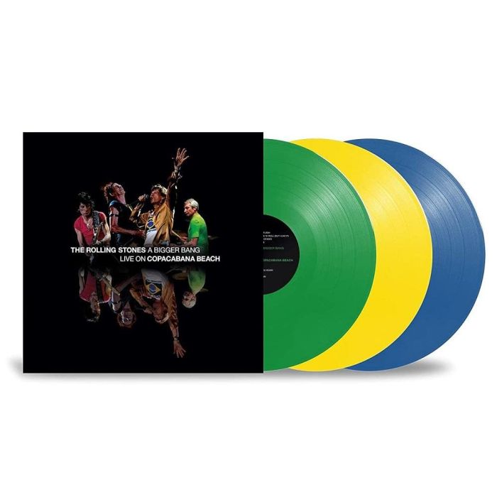 ROLLING STONES - BIGGER BANG LIVE ON COPACABANA BEACH (MULTI COLOR VINYL/3LP)