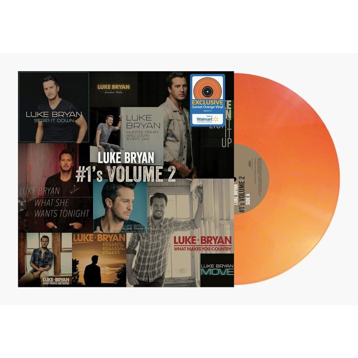 LUKE BRYAN - #1’S VOL. 2 (TANGERINE ORANGE VINYL)