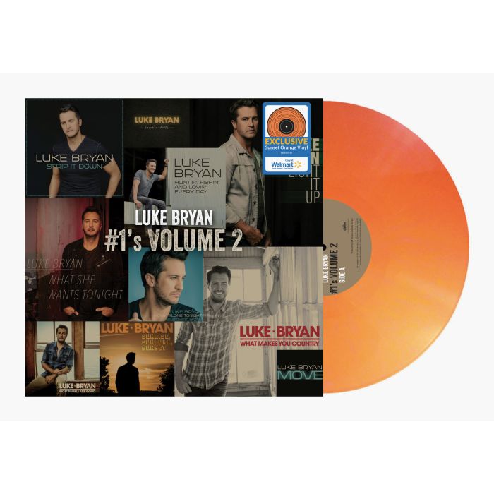 LUKE BRYAN - #1’S VOL. 2 (TANGERINE ORANGE VINYL)