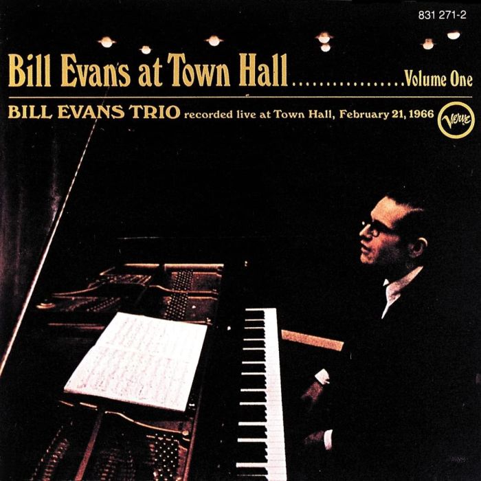 BILL EVANS - AT TOWN HALL: VOLUME ONE (VERVE ACOUSTIC SOUNDS SERIES)