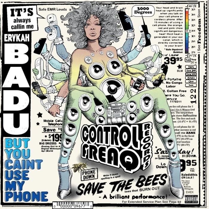 ERYKAH BADU - BUT YOU CAINT USE MY PHONE (PURPLE VINYL)