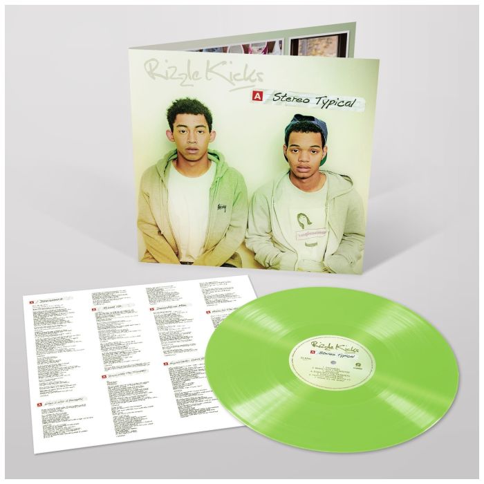 Rizzle Kicks - Stereo Typical [LP] (Green 180 Gram Vinyl, eye-catching gatefold sleeve, original artwork, indie exclusive) URP