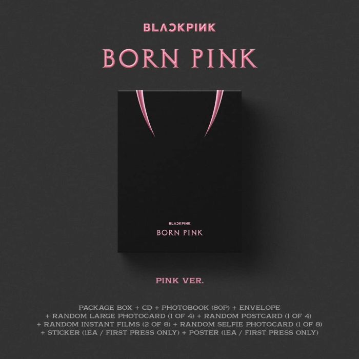 BLACKPINK - BORN PINK (VERSION A/PINK BOX)