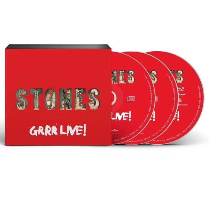 [2CD/BLU-RAY] ROLLING STONES - GRRR LIVE!