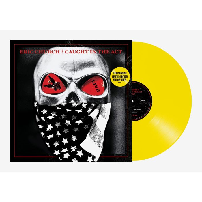 ERIC CHURCH - CAUGHT IN THE ACT LIVE (YELLOW VINYL)