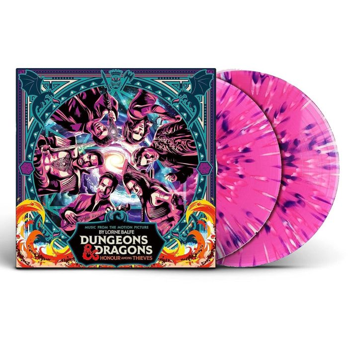 LORNE BALFE - DUNGEONS & DRAGONS: HONOUR AMONG THIEVES (RED W/ BLACK DUST VINYL