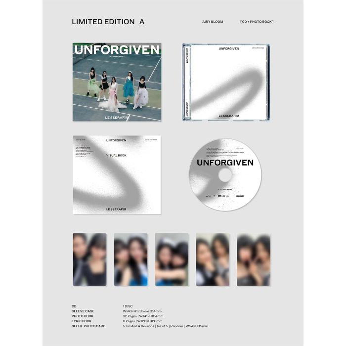 LE SSERAFIM - UNFORGIVEN (LIMITED EDITION A) (PHOTOBOOK)