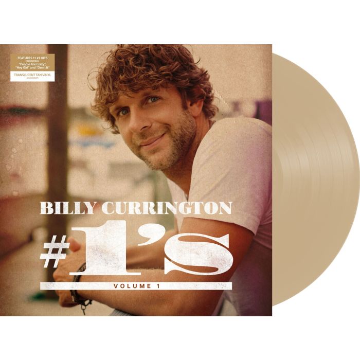 BILLY CURRINGTON - #1'S - VOLUME 1 (TRANSLUCENT TAN VINYL)