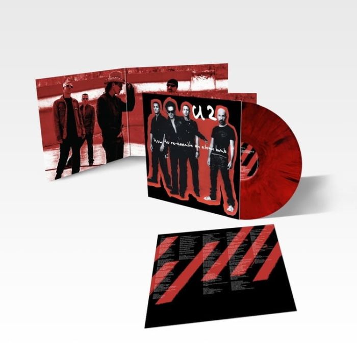 U2 - HOW TO RE-ASSEMBLE AN ATOMIC BOMB (RED/BLACK MARBLE VINYL)