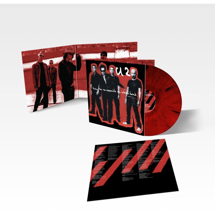U2 - HOW TO RE-ASSEMBLE AN ATOMIC BOMB (RED/BLACK MARBLE VINYL)