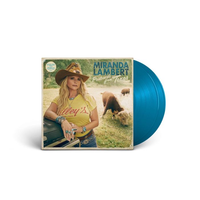 MIRANDA LAMBERT - POSTCARDS FROM TEXAS (SEA BLUE VINYL)