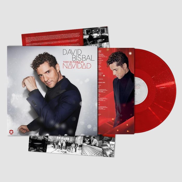 DAVID BISBAL - TODO ES POSIBLE EN NAVIDAD (RED WITH GLITTER VINYL)