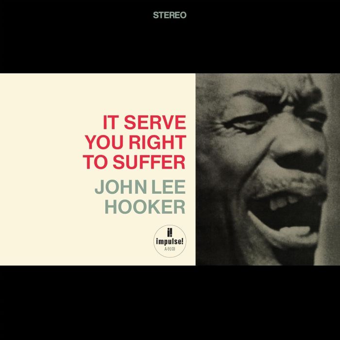 JOHN LEE HOOKER - IT SERVE YOU RIGHT TO SUFFER (VERVE ACOUSTIC SOUNDS SERIES) (180G