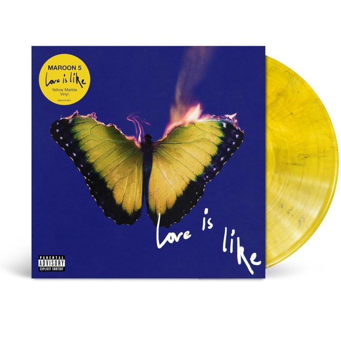 MAROON 5 - LOVE IS LIKE (YELLOW MARBLE VINYL)