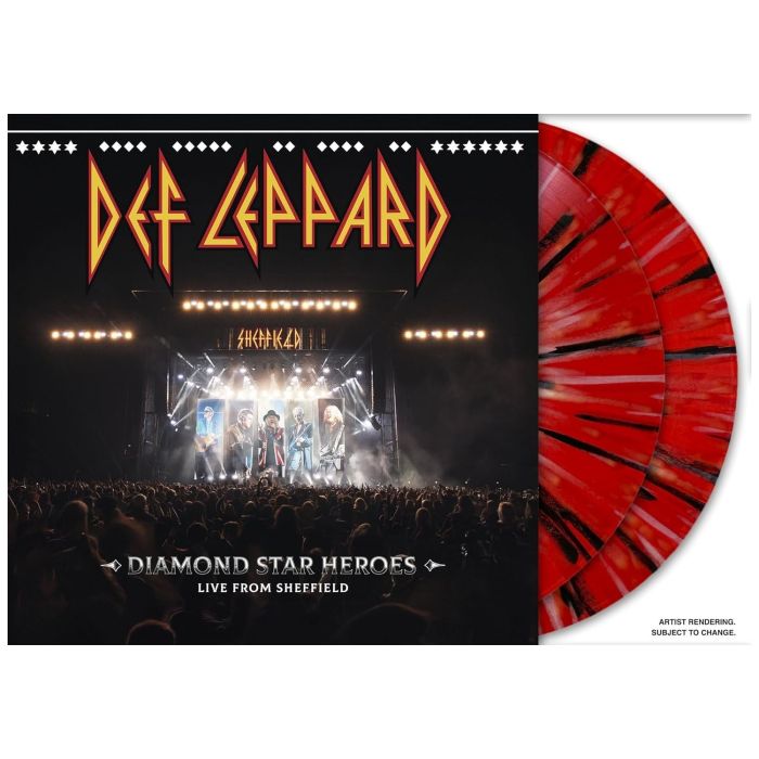 DEF LEPPARD - DIAMOND STAR HEROES: LIVE FROM SHEFFIELD (MULTICOLOR SPLATTER VIN