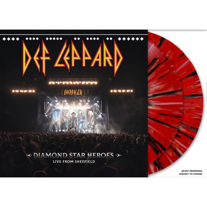 DEF LEPPARD - DIAMOND STAR HEROES: LIVE FROM SHEFFIELD (MULTICOLOR SPLATTER VIN
