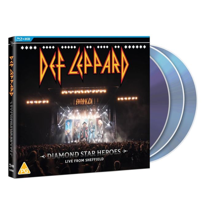 DEF LEPPARD - DIAMOND STAR HEROES: LIVE FROM SHEFFIELD (BLU-RAY/2CD)