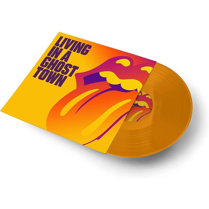 ROLLING STONES - LIVING IN A GHOST TOWN (ORANGE 10INCH)