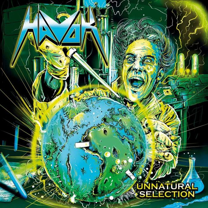 HAVOK - UNNATURAL SELECTION (BLACK/GREEN W/WHITE & BLUE SWIRL VINYL)