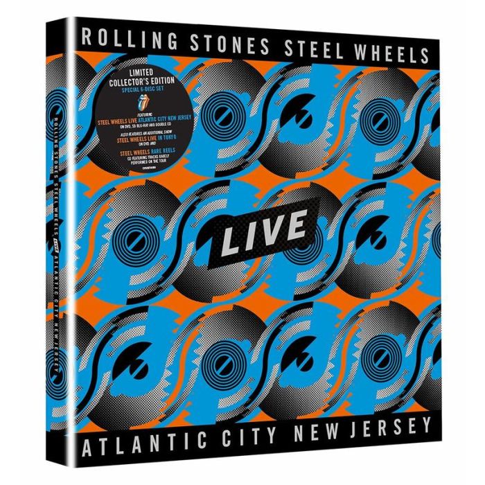ROLLING STONES - STEEL WHEELS LIVE (LIVE FROM ATLANTIC CITY, NJ, 1989) (3CD/2DVD/B
