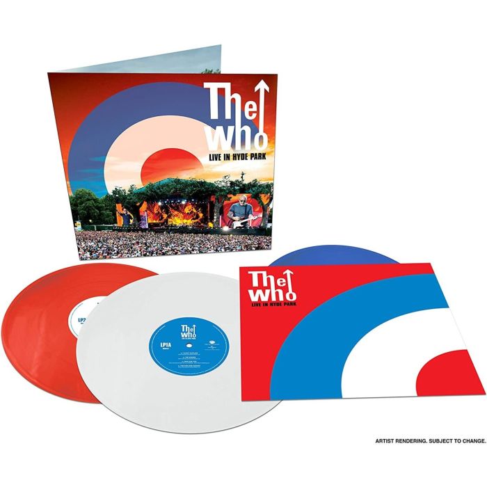 WHO - LIVE IN HYDE PARK (LONDON 2015/RED, WHITE & BLUE VINYL)