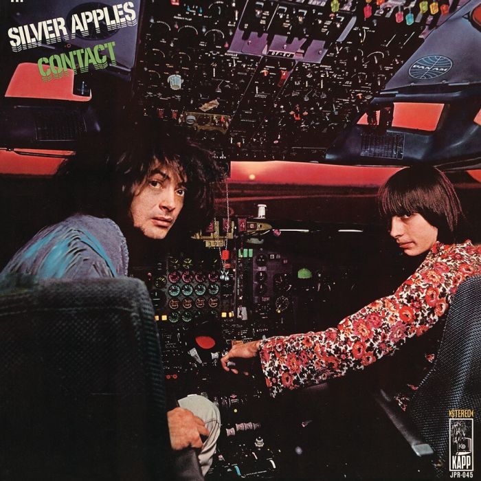 SILVER APPLES - CONTACT (BLUE W/WHITE & BLACK SWIRL VINYL)