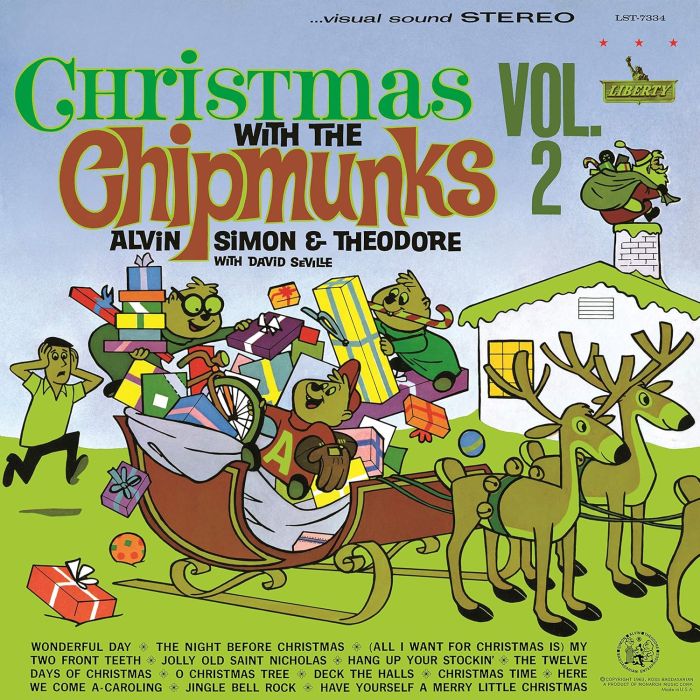 ALVIN & THE CHIPMUNKS; SEVILLE,DAVID - CHRISTMAS WITH THE CHIPMUNKS VOL.2 (WHITE VINYL)