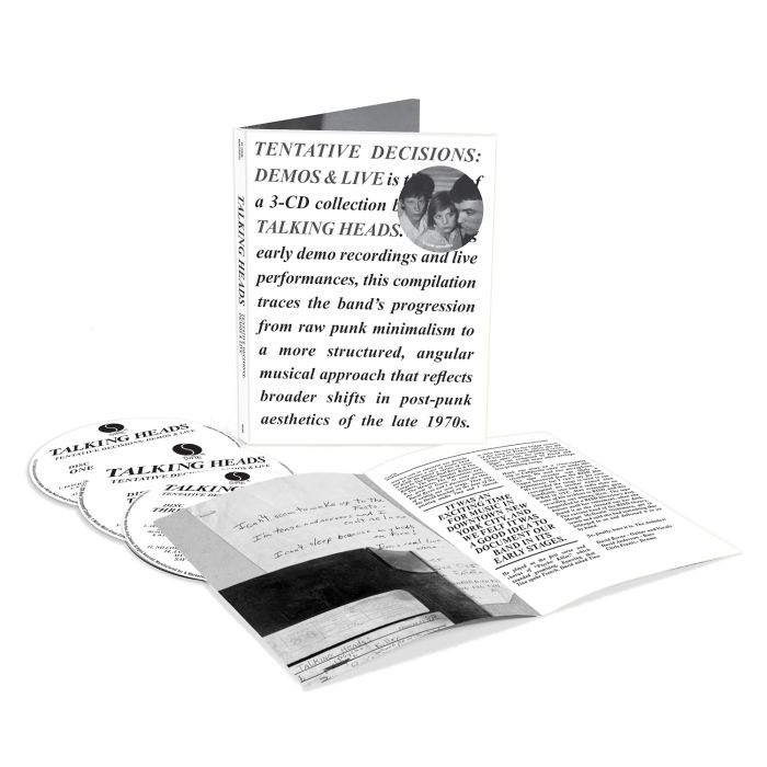 TALKING HEADS - TENTATIVE DECISIONS: DEMOS & LIVE