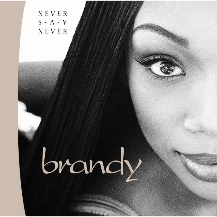 BRANDY - NEVER SAY NEVER (TRANSPARENT VINYL)