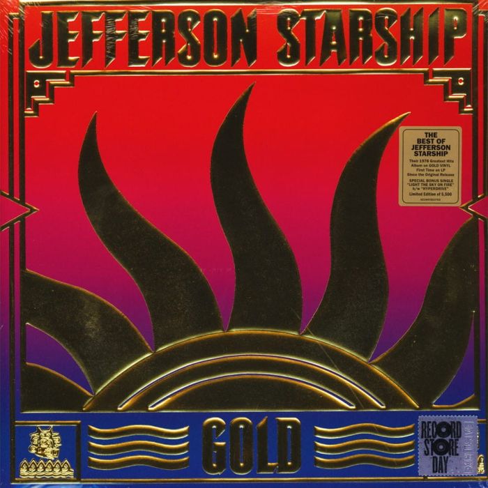 JEFFERSON STARSHIP - GOLD (GOLD VINYL/7 INCH GOLD SINGLE)