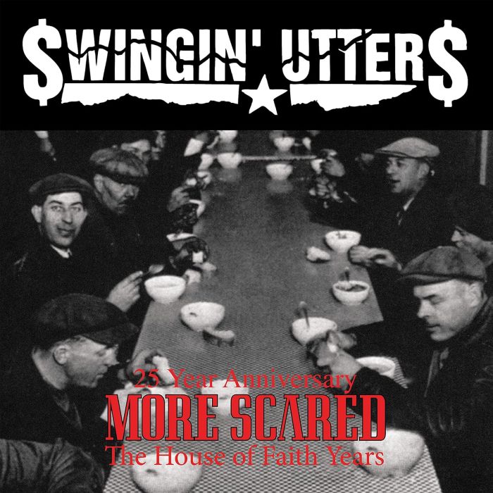 SWINGIN' UTTERS - MORE SCARED (BLACK/WHITE VINYL)