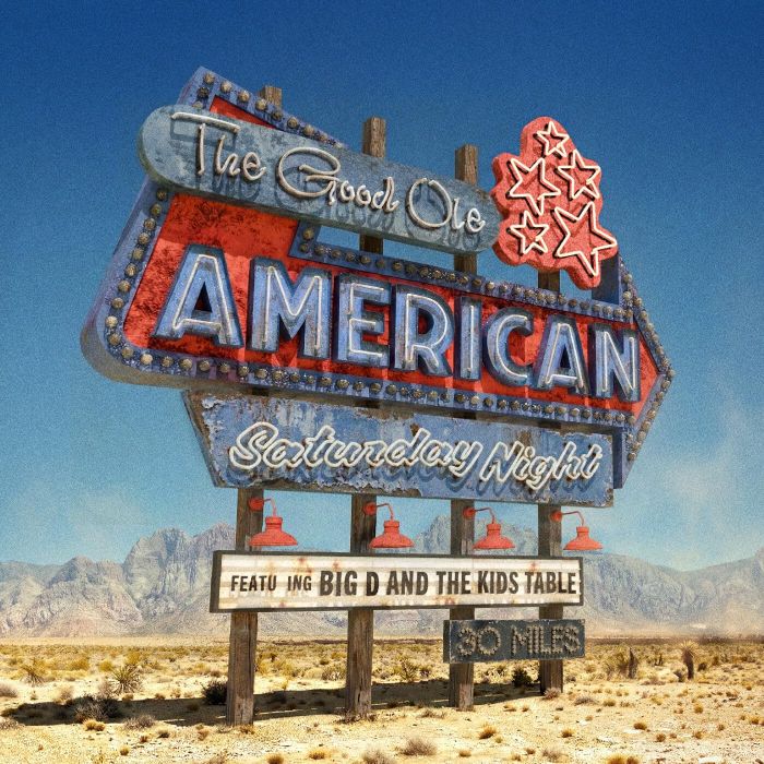 BIG D & THE KIDS TABLE - GOOD OLE AMERICAN SATURDAY NIGHT (BLUE DREAM SPLASH VINYL)