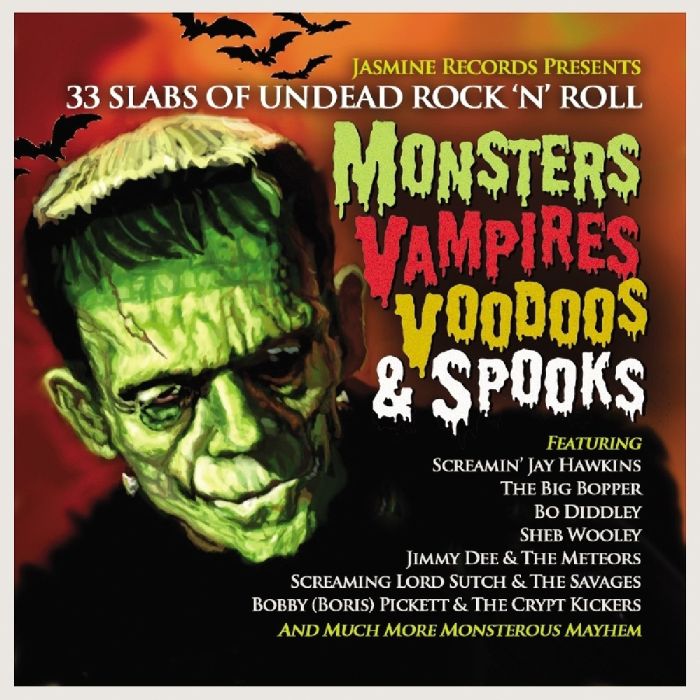 VARIOUS ARTISTS - MONSTERS VAMPIRES VOODOOS & SPOOKS: 33 SLABS OF UNDEAD ROCK N ROL