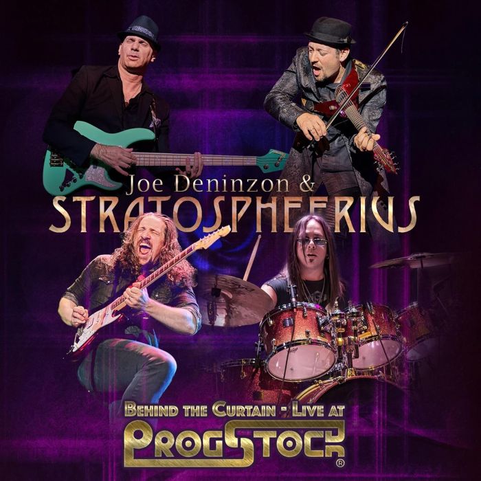[CD/DVD] JOE; STRATOSPHEERIUS DENINZON - BEHIND THE CURTAIN - LIVE AT PROGSTOCK