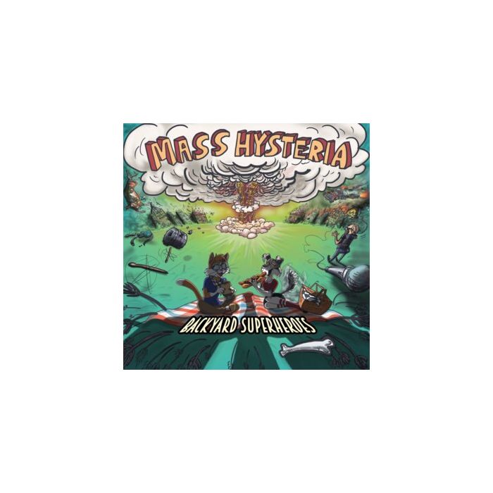 BACKYARD SUPERHEROES - MASS HYSTERIA (ORANGE VINYL/140G)