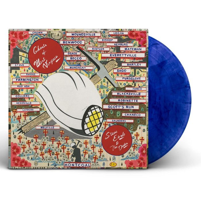 EARLE,STEVE & THE DUKES - GHOSTS OF WEST VIRGINIA (BLUE & BLACK SWIRL COLOR VINYL)