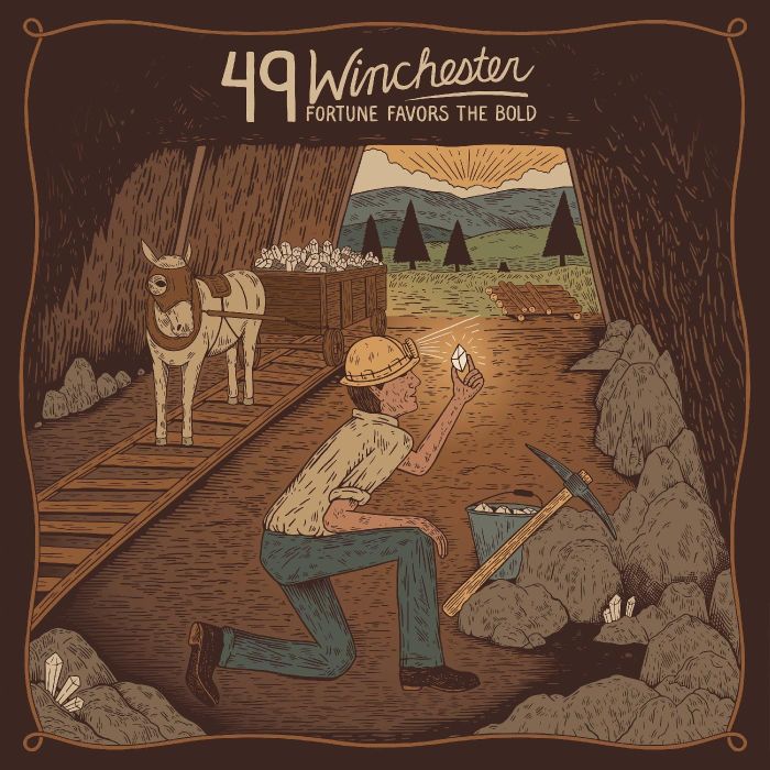49 WINCHESTER - FORTUNE FAVORS THE BOLD (RED, MARIGOLD & GREEN SPLATTER VINYL)