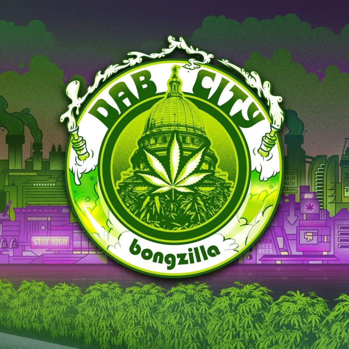 BONGZILLA - DAB CITY (DEEP PURPLE TRANSPARENT VINYL)