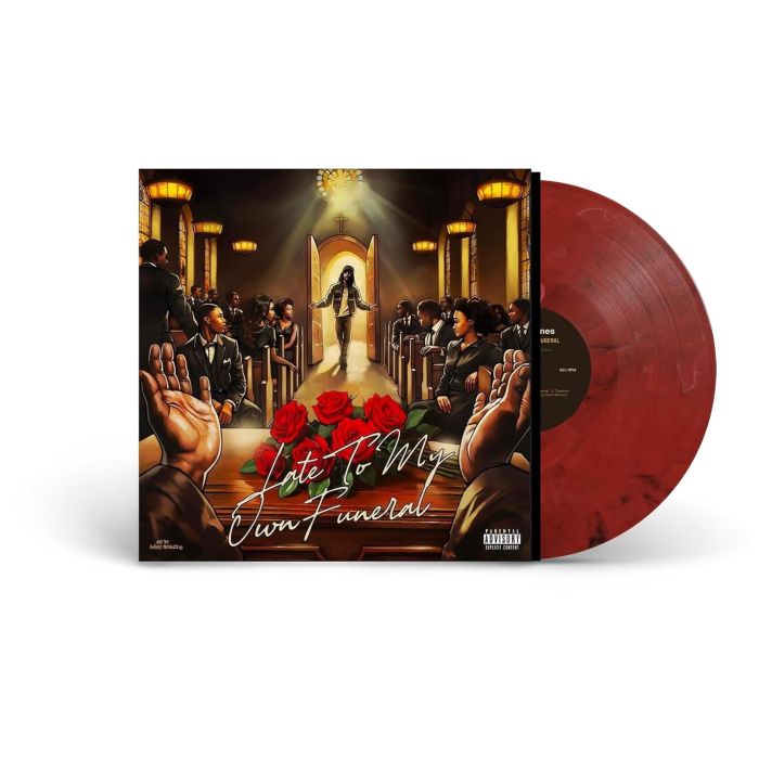 BOLDY JAMES - LATE TO MY OWN FUNERAL (RED MARBLE VINYL)