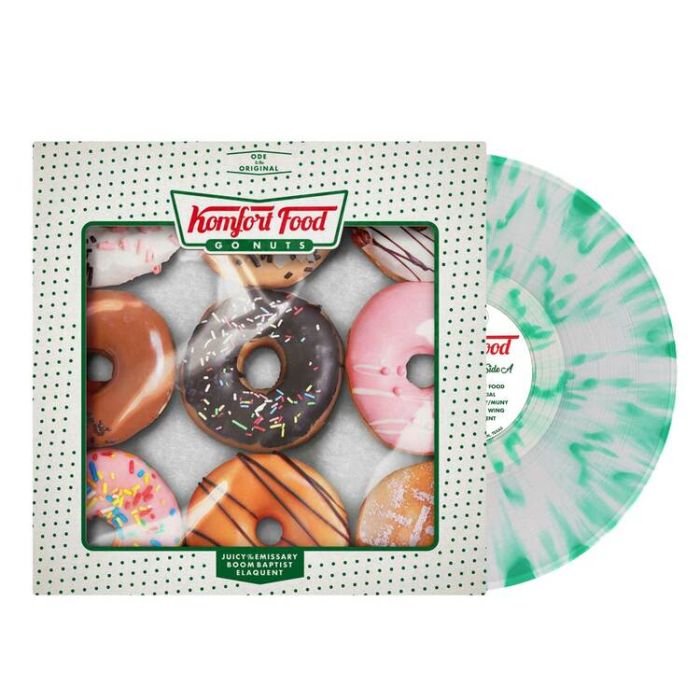 BOOMBAPTIST, JUICY THE EMISSARY, ELAQUENT Komfort Food (SPLATTER LP)