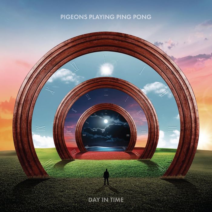 PIGEONS PLAYING PING PONG - DAY IN TIME (BLACK GALAXY VINYL)