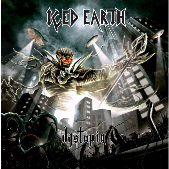 ICED EARTH - DYSTOPIA (MARBLED RED & BLACK VINYL)